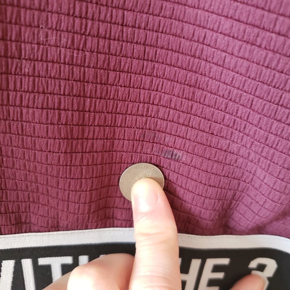 *SOLD* Adidas Burgundy Trefoil Crewneck Small - Picture 5 of 8